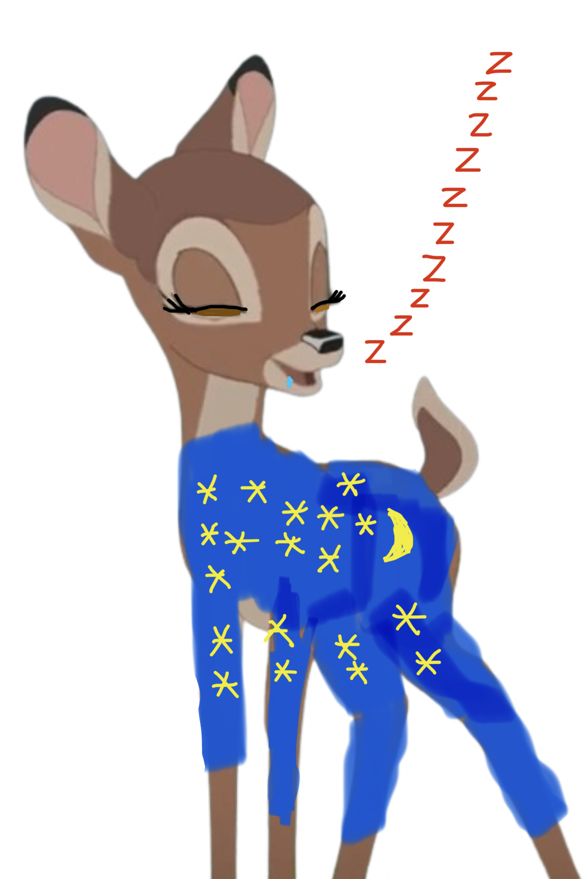 Falin Deviantart (Young) Faline Sleeping by TheRoadGeek266 on DeviantArt