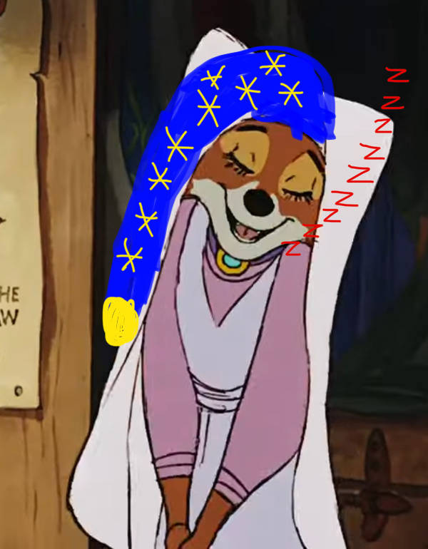 Maid Marian Sleeping (Nightcap Version) by TheRoadGeek266 on DeviantArt