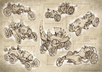 steampunk vehicles