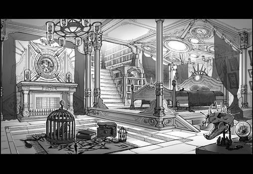 black magician's bedroom