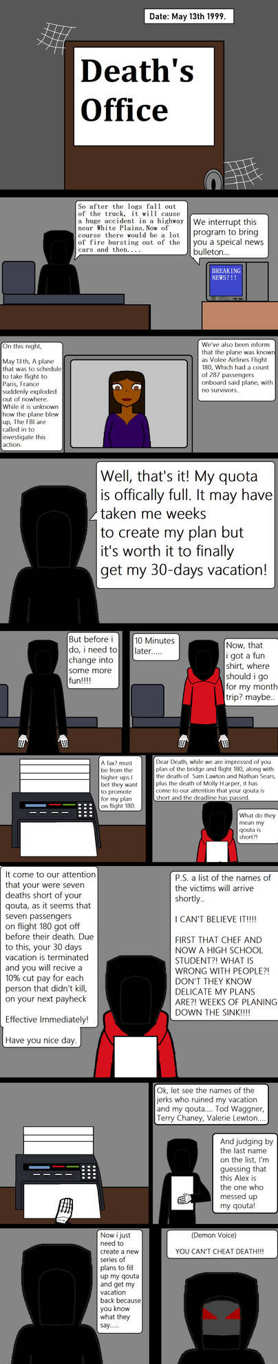 Final Destination Rage Comic Final Destination - Death Ruined Plans by 89AnimeDrawer3 on DeviantArt