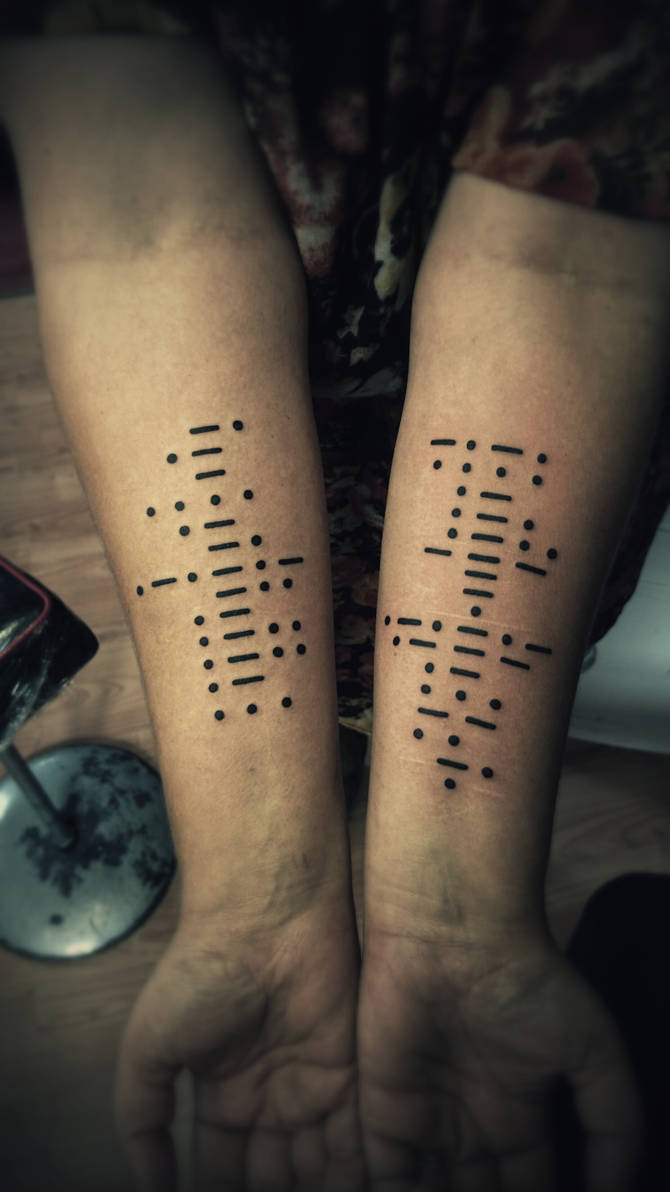 Morse Code Tattoo By Phoenixtattoos On DeviantArt