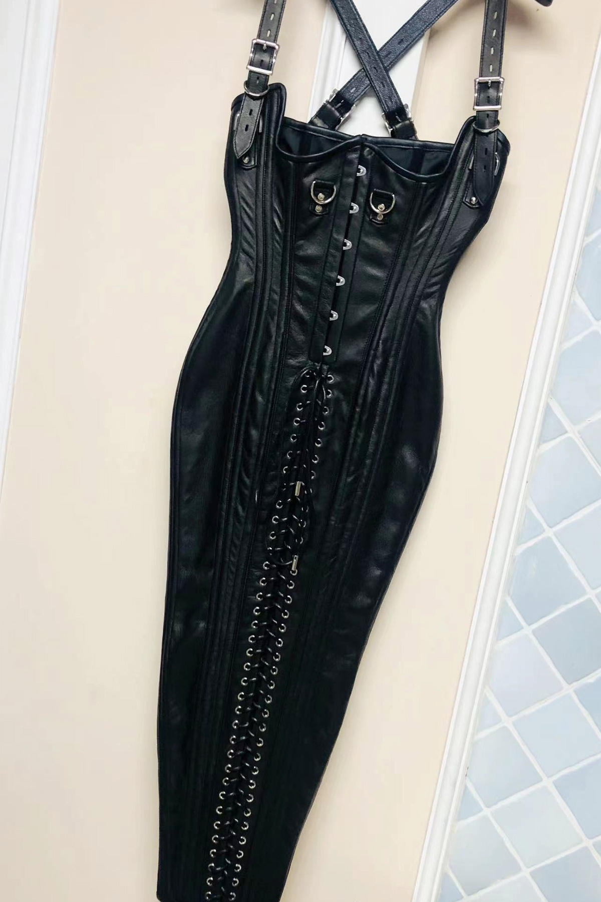Corbinized Body Full body hobble dress and corset by cbnd on DeviantArt