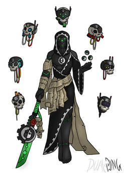 Schwarz Null, Heretek WH40k OC