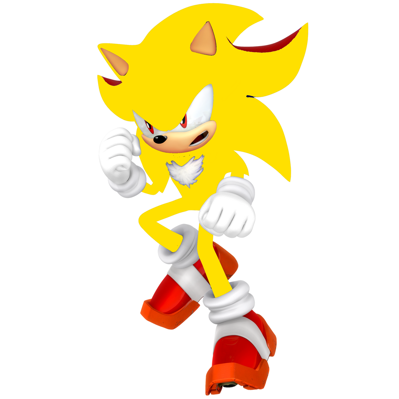 Super Shadic Render by ShadowTheHedgehogXZT on DeviantArt
