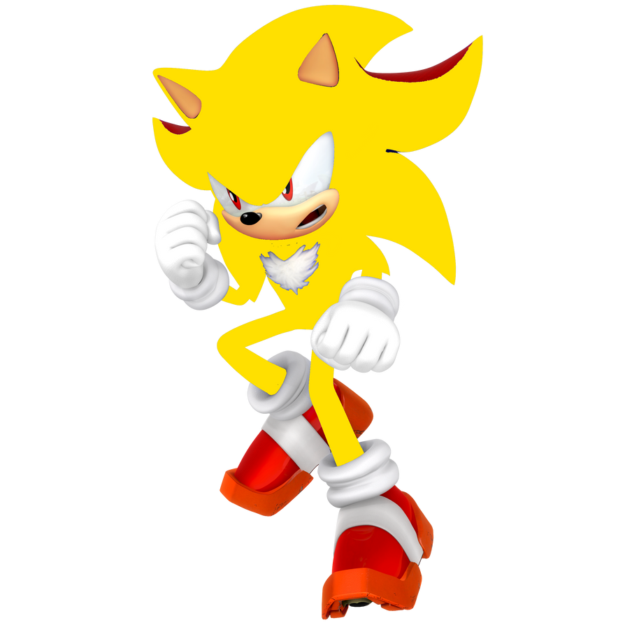 Super Shadic Render by ShadowTheHedgehogXZT on DeviantArt
