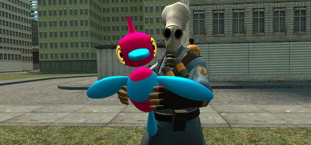Chef Pyro and Eddie Porygon-Z by MadGlad-Dummy on DeviantArt