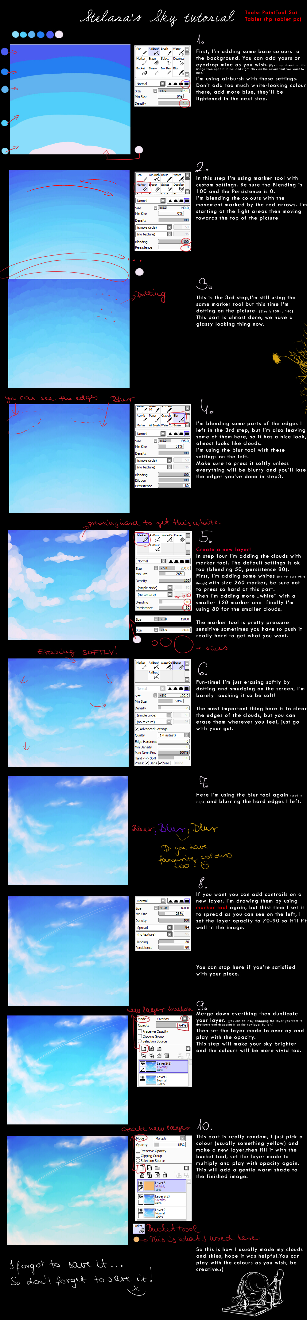 Stelara's sky tutorial