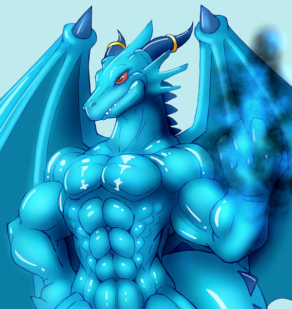 Blue dragon by Dark-Moltres on DeviantArt.