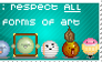 I Respect All Art Stamp Revamp