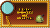 Monocles are awesome stamp