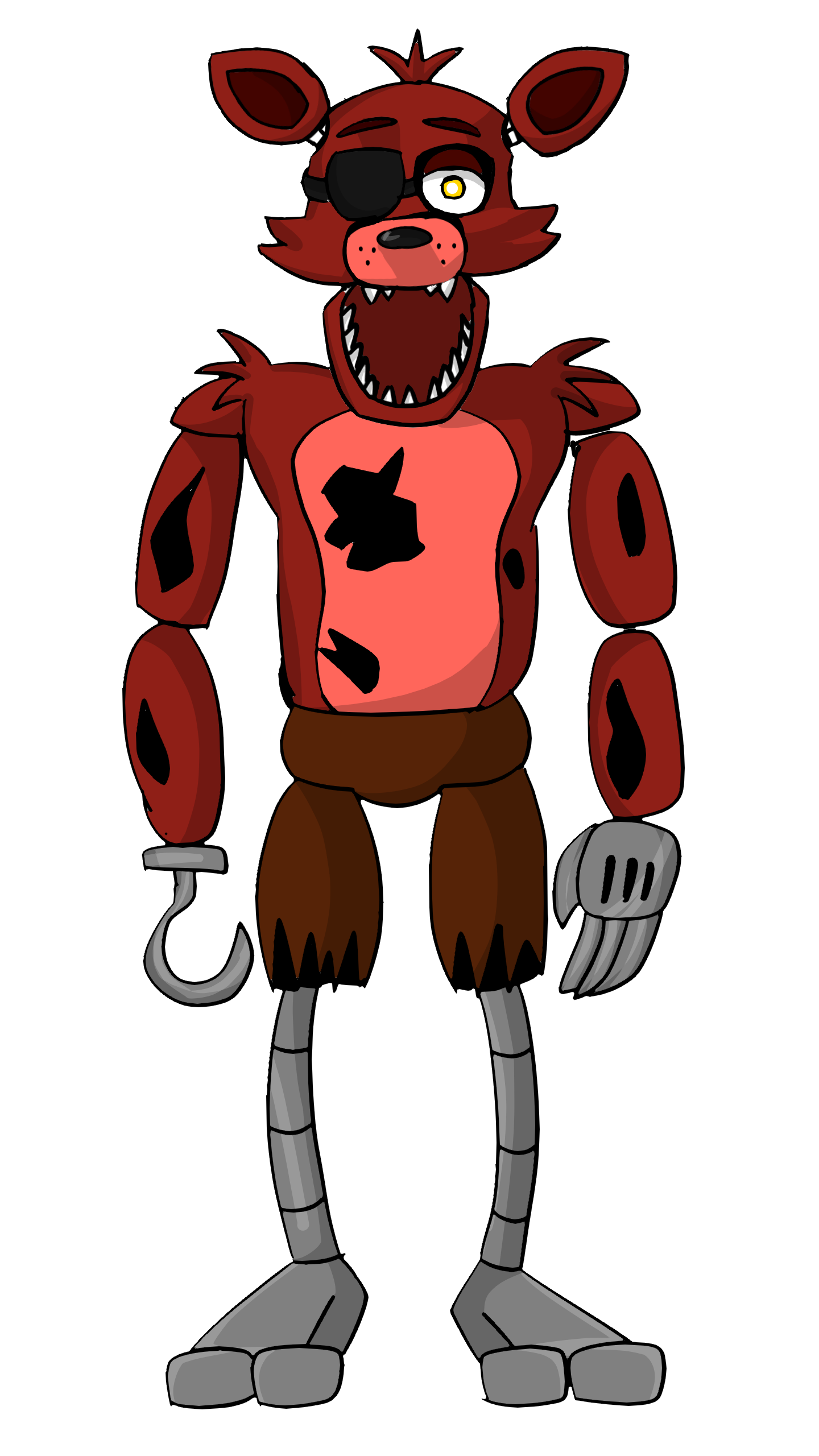 Foxy Full Body by ThatFNafGamer on DeviantArt