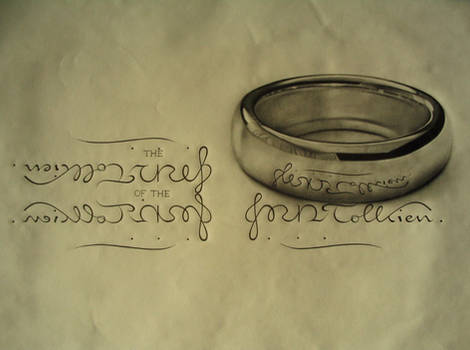 J.R.R.Tolkien's Lord of the Rings drawing