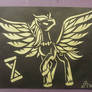 Discorded Whooves Paper Cutting