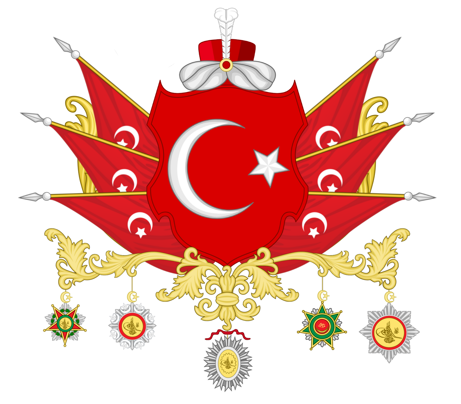 Gold Clipart Divider Ottoman Empire Coat Of Arms Png Download | Images ...