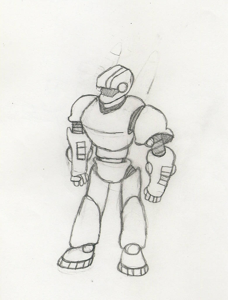 Robot character drawing 3 by LaurenChihiroSky on DeviantArt