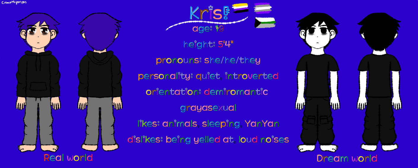 Kris reference by ChaoticYanYan on DeviantArt