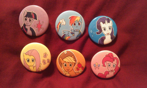 My Little Pony buttons