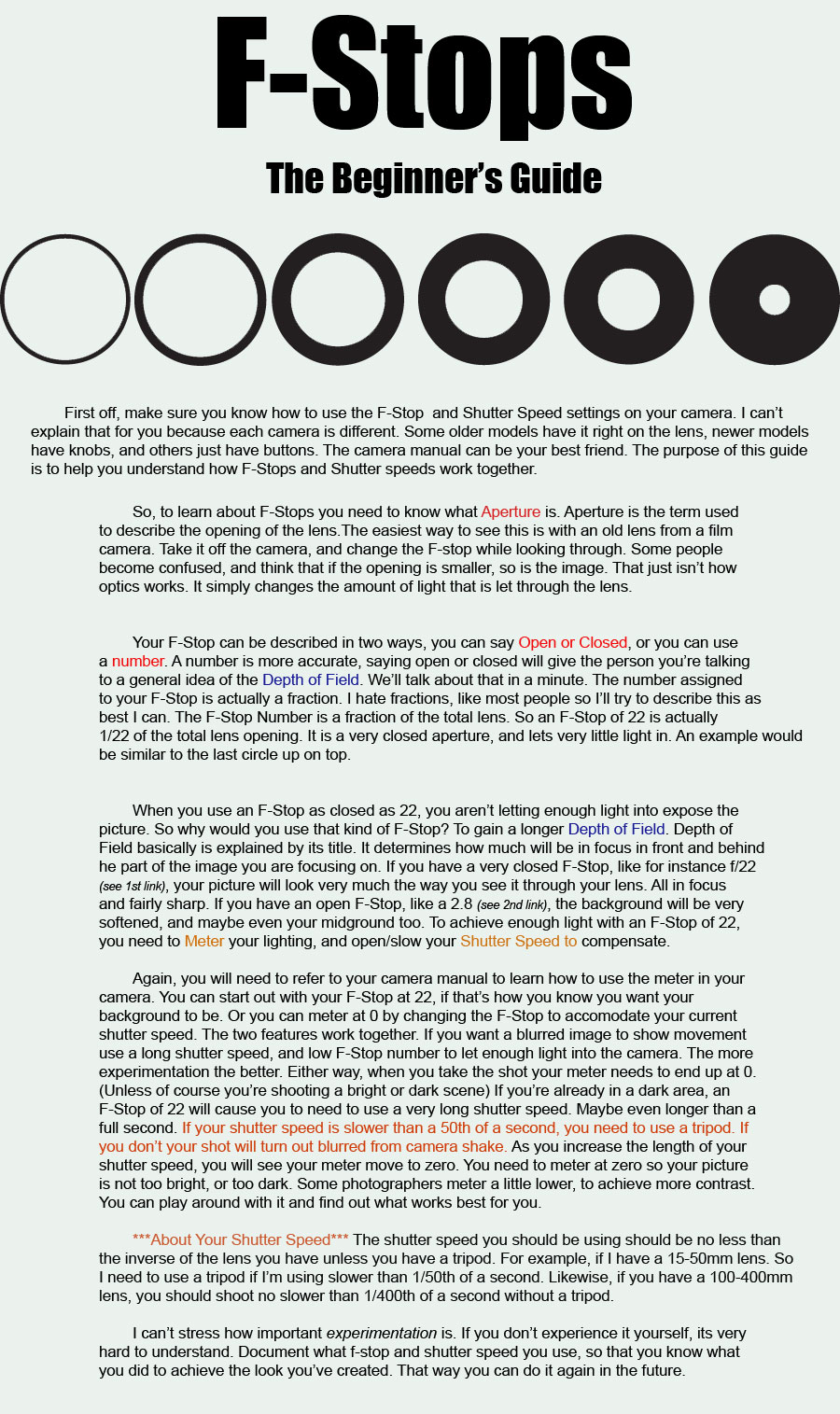 F-Stop Tutorial 4 Beginners
