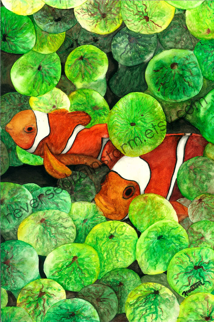 Original Watercolor Ocean Scene by reversedrainstorm on DeviantArt