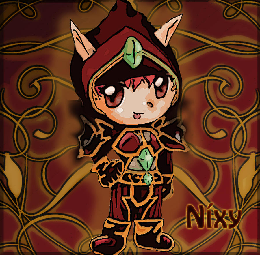 Dnd Rouge Chibi Chibi rogue by Nixynakks on DeviantArt