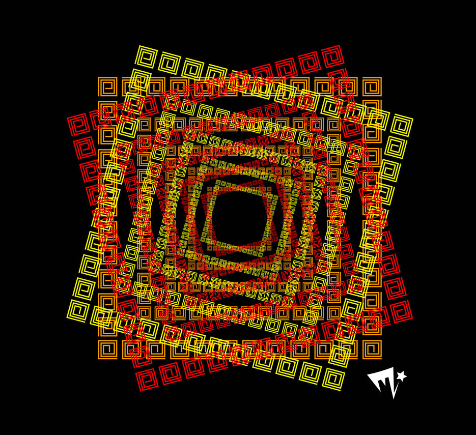 Aztec Squares Repeating Layered by cretanzia on DeviantArt