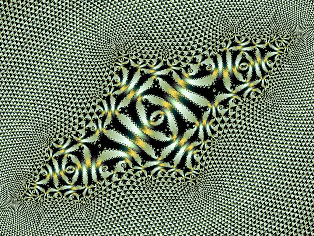Triangle tiling with layered julia morphing by DinkydauSet