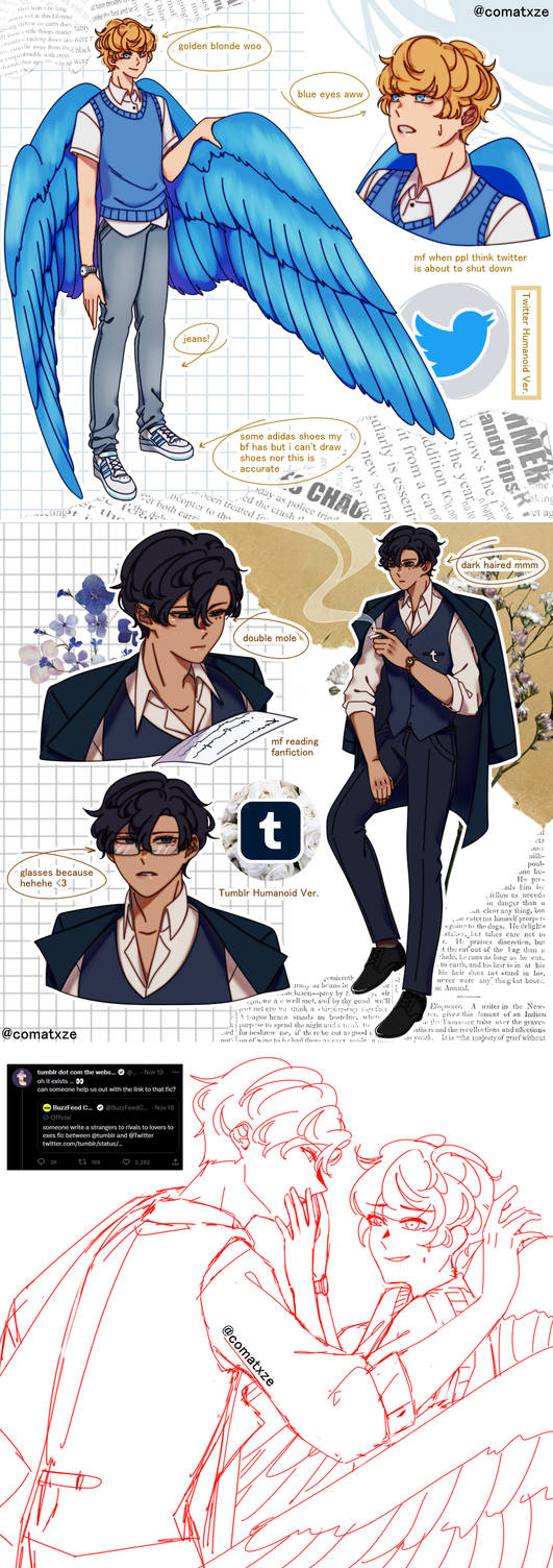 Twitter x Tumblr by comatxze on DeviantArt