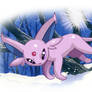 Espeon in the Snow