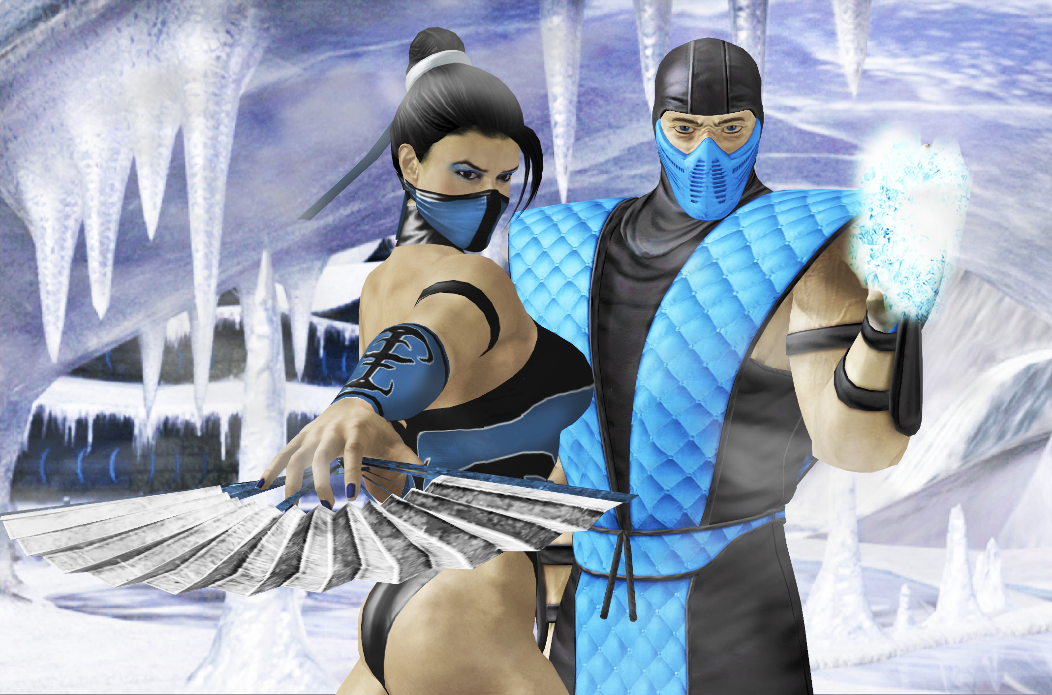 Sub-zero x Kitana: wee can see you... by Weskervit789 on Dev