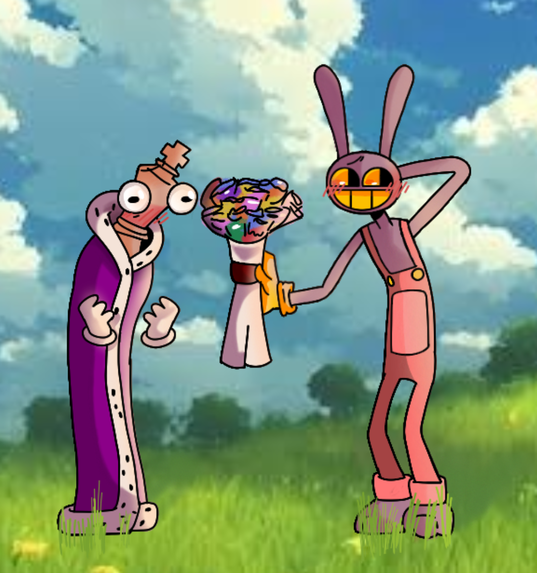 Jax x Kinger | Amazing Digital Circus by PoligonosXD on DeviantArt
