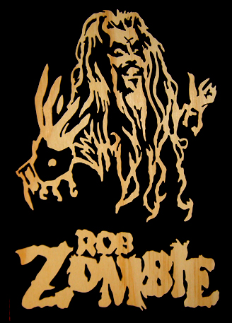 Rob Zombie Wood Cut Out