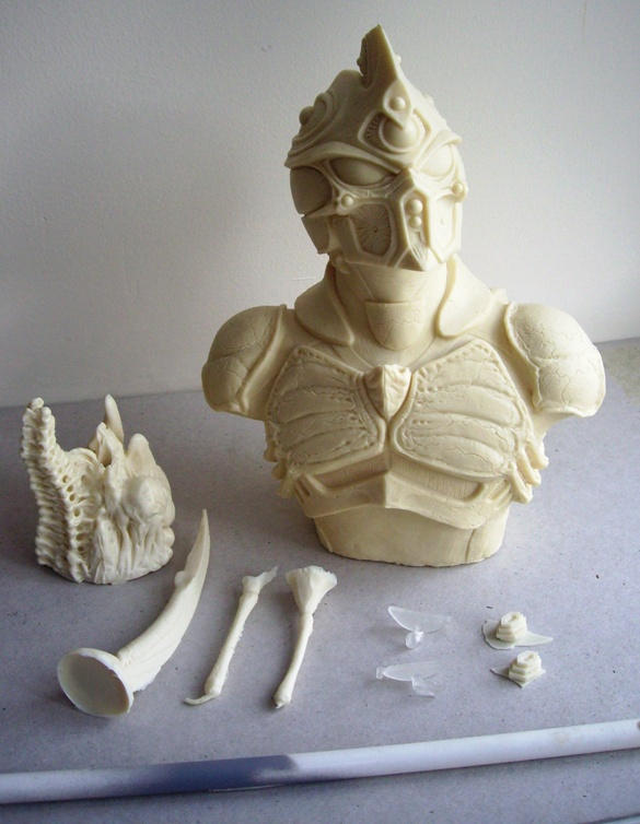 Guyver Bust Resin Kit 1 by Mutronics on DeviantArt