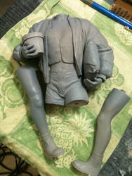 Mathilda Leon Statue in progress