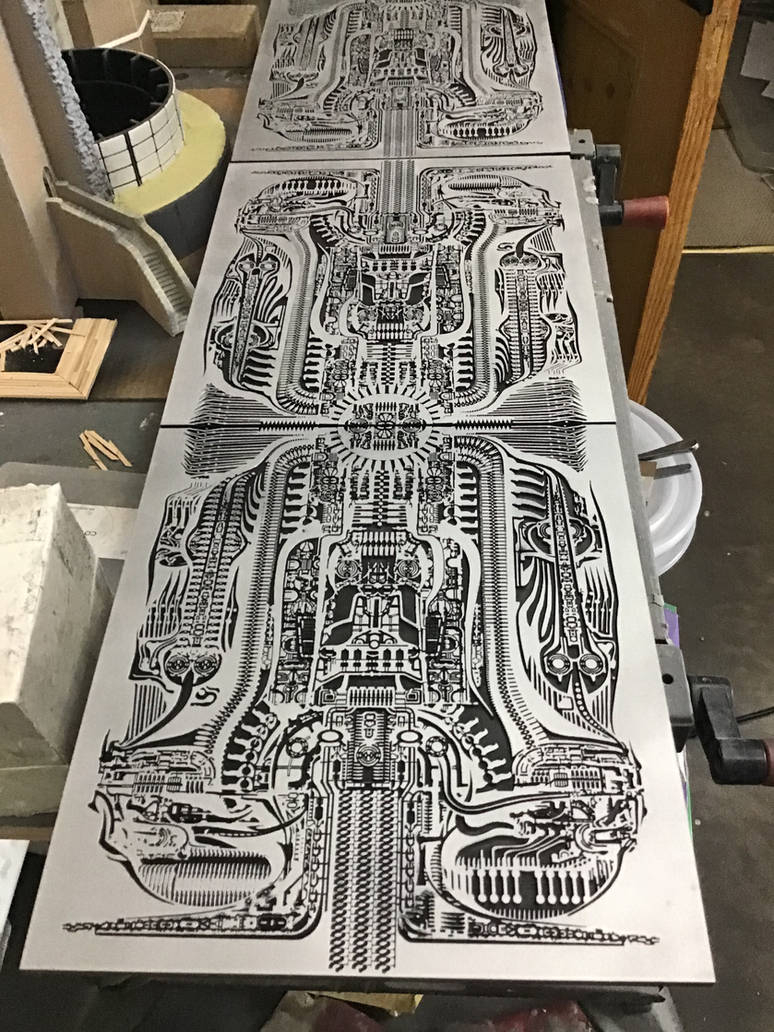 H.R. Giger Alien Tile by Mutronics on DeviantArt