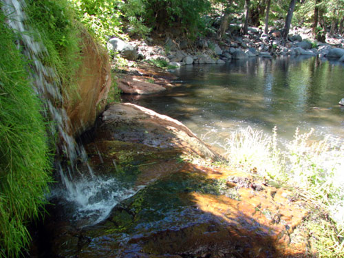 Tiny waterfall