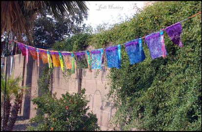 Prayer Flags - Chakra Rainbow
