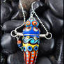 Spirit of the Butterfly - Glass Bottle Pendant