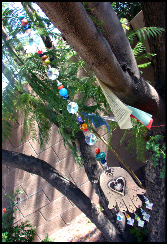 Crystal and Gemstone sun Catcher - Tarabhusa