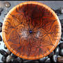 Offering Bowl - Wood burned Lotus - Nirvani