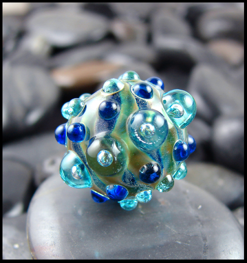 Cosmic Urchin - Glass Lampwork Bead