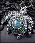 Earth Mother Turtle Totem Pendant