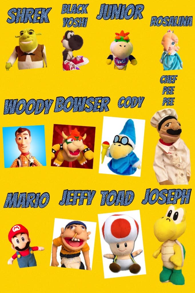 Super Mario Logan (SML) Characters by PawPatrolChase on DeviantArt