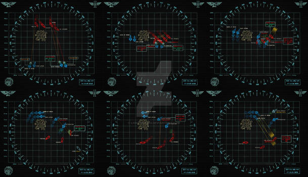 40k Battlefleet Gothic Radar-Style Maps