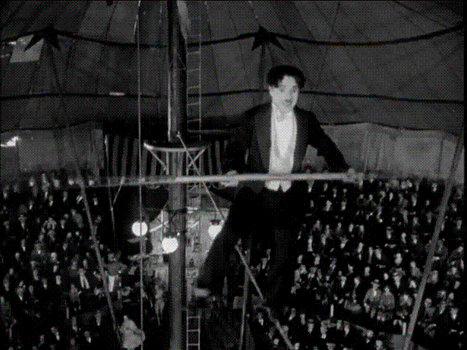 Charlie Chaplin Circus GIF