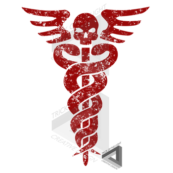 Warhammer 40k Officio Medicae Symbol - Alternate