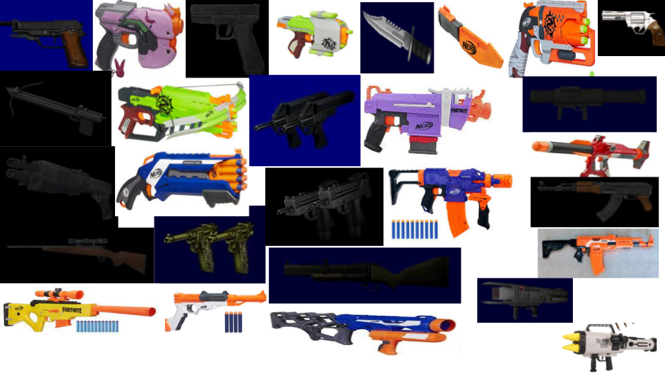 resident evil code veronica nerf guns by CoreyLesneskie on DeviantArt