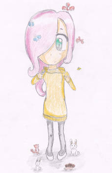 Humanized Filly Fluttershy