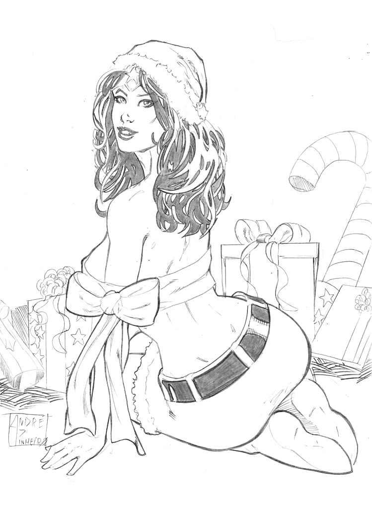 wonder woman Merry Christmas