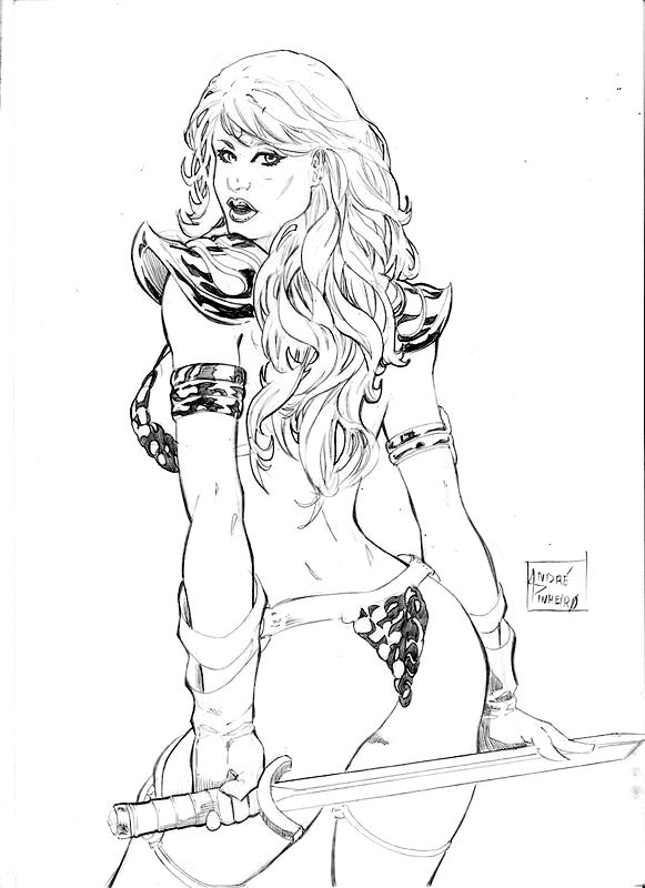 red sonja beautiful and dangerous